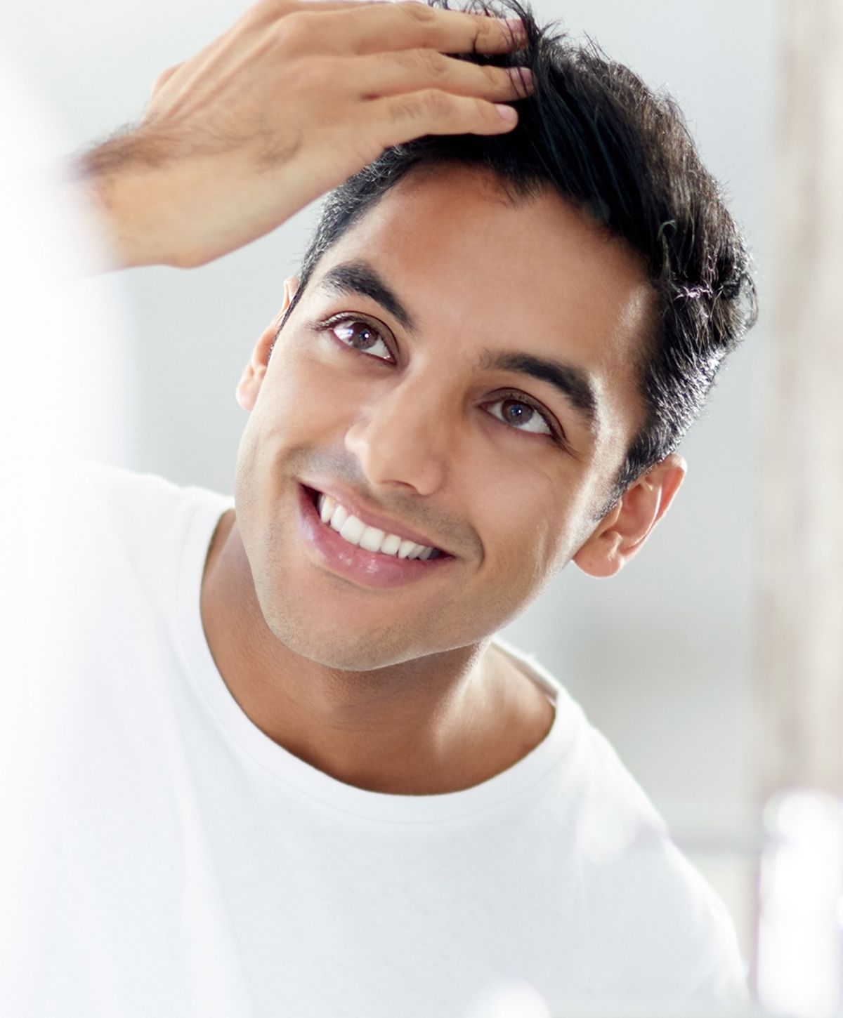 Skin treatment in progress at a dermatology clinic.