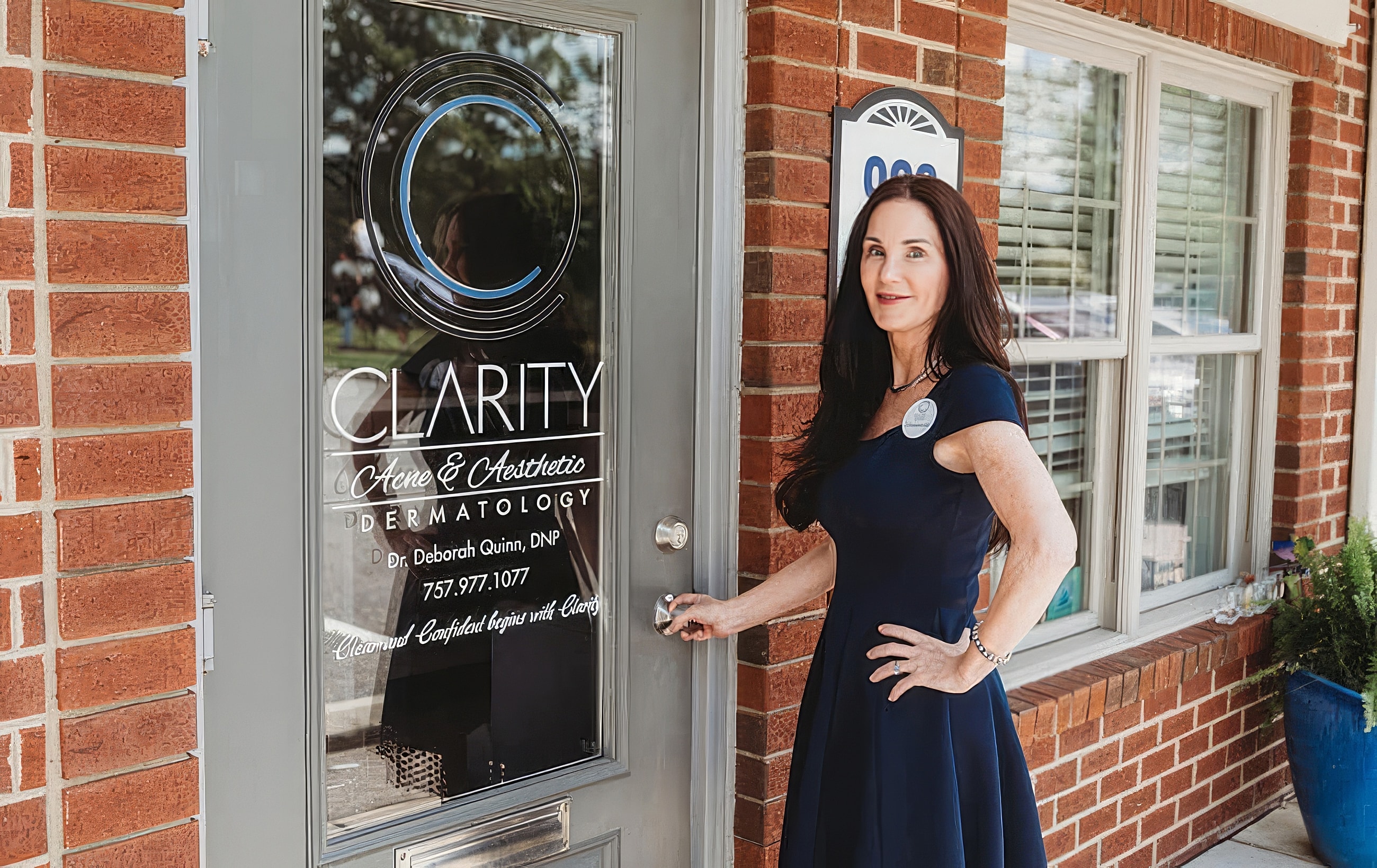 Doctor consulting with patient in medical office.