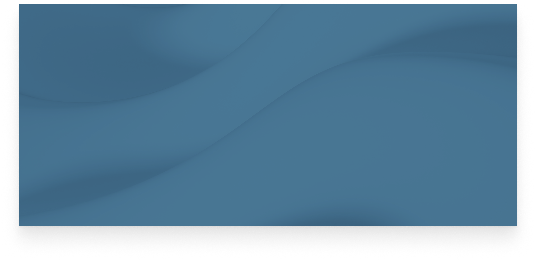 Abstract blue background with smooth curves.